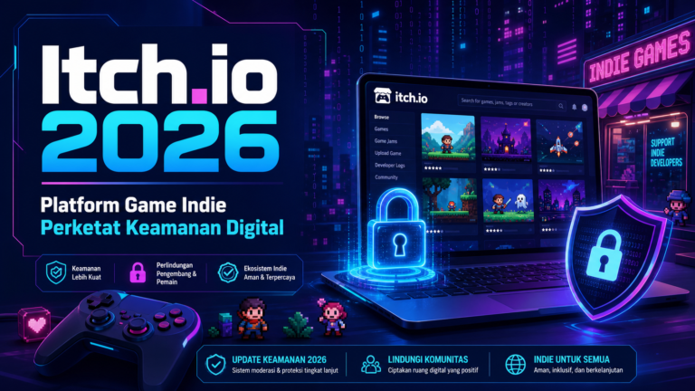 itchio - Itch.io 2026: Platform Game Indie Perketat Keamanan Digital