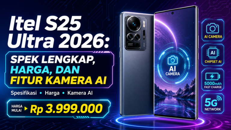 itel - Itel S25 Ultra 2026: Spek Lengkap, Harga, dan Fitur Kamera AI