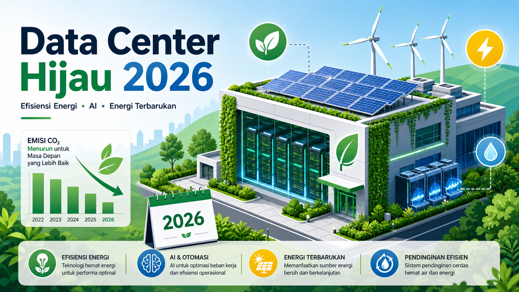 Mengapa Data Center Hijau Jadi Fokus Baru pada 2026? - teknologi