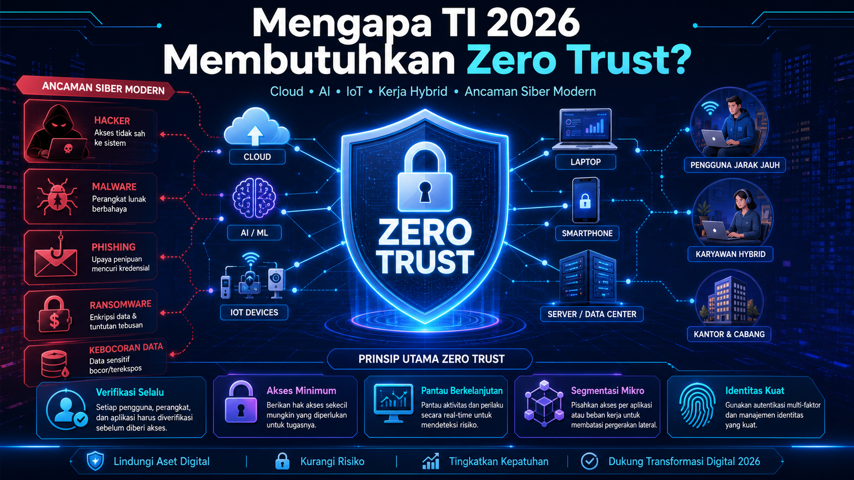 Mengapa Teknologi Informasi 2026 Membutuhkan Zero Trust? - siber