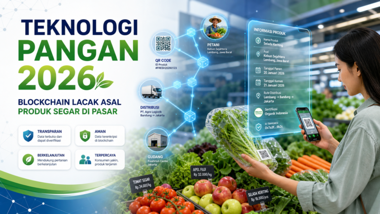 pangan - Teknologi Pangan 2026: Blockchain Lacak Asal Produk Segar di Pasar