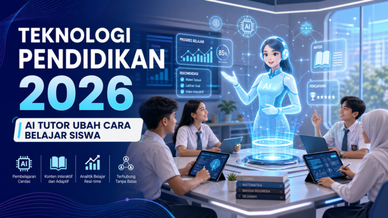 pendidikan - Teknologi Pendidikan 2026: AI Tutor Ubah Cara Belajar Siswa