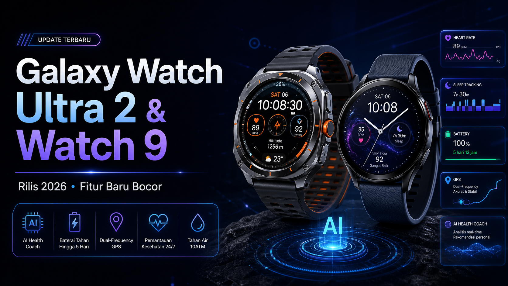 samsung - Galaxy Watch Ultra 2 dan Watch 9 Rilis 2026, Ini Fitur Baru