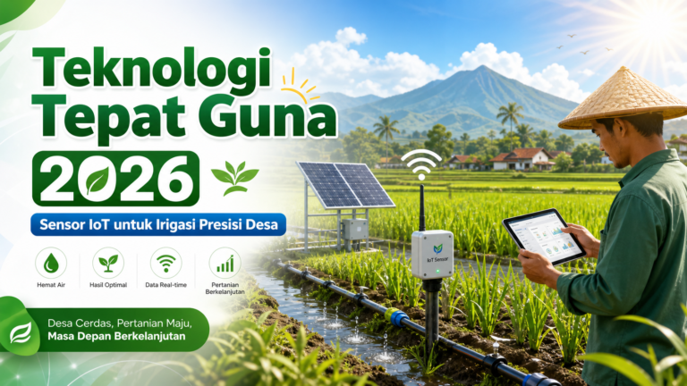 sensor - Teknologi Tepat Guna 2026: Sensor IoT untuk Irigasi Presisi Desa