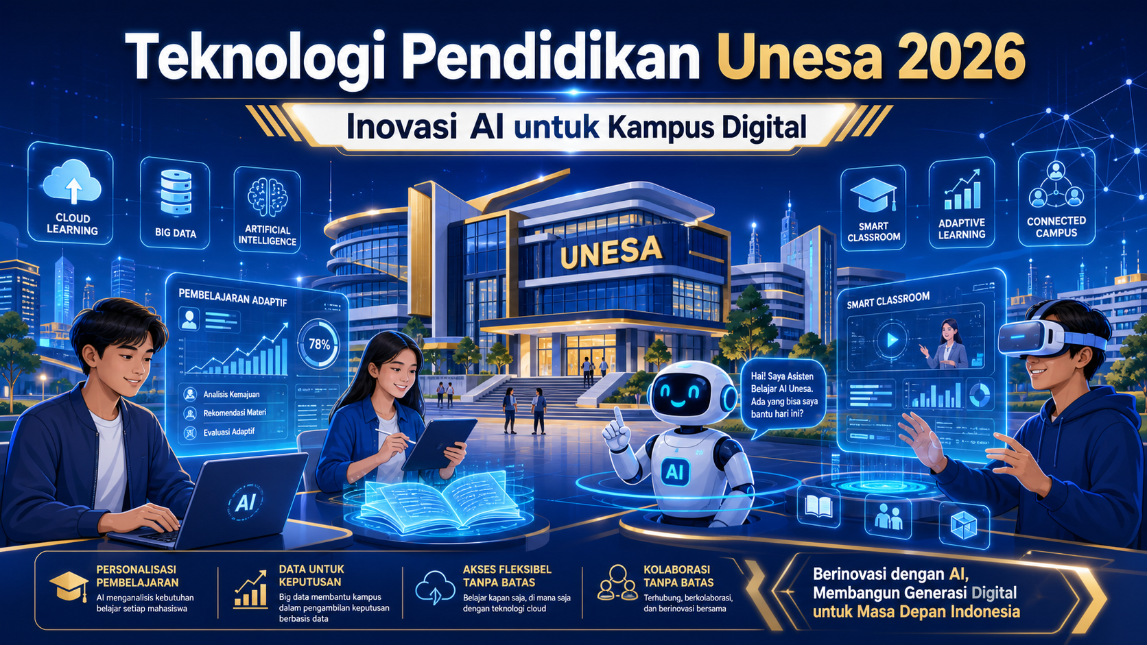 Teknologi Pendidikan Unesa 2026: Inovasi AI untuk Kampus Digital - unesa