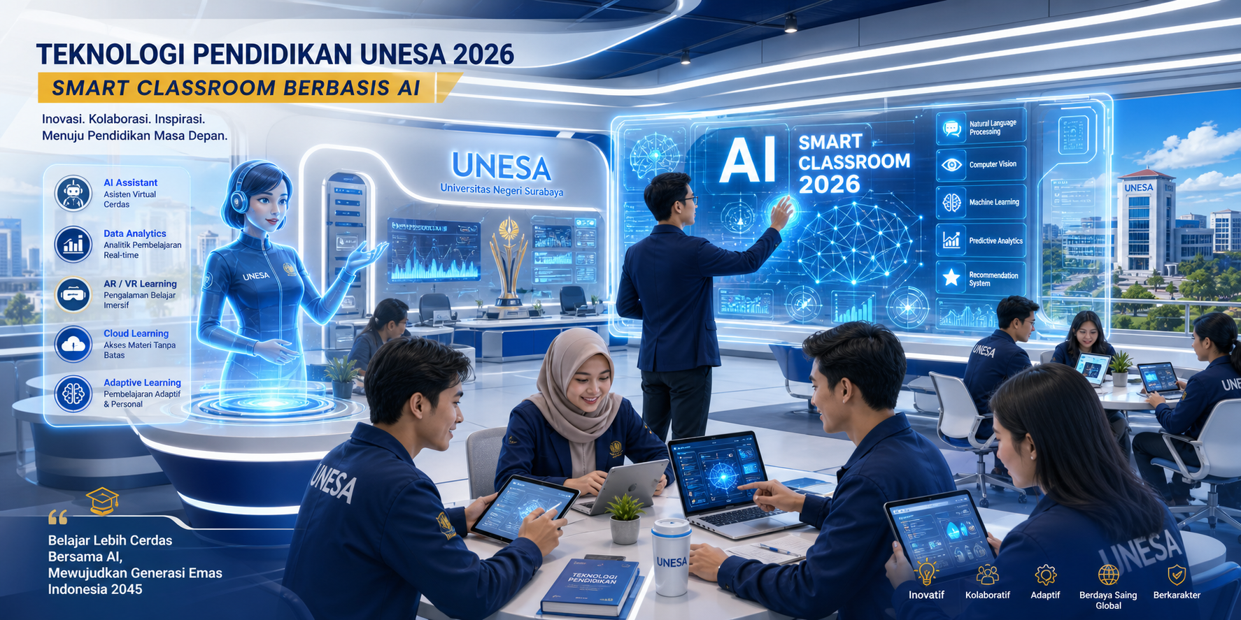 Teknologi Pendidikan Unesa 2026: Smart Classroom Berbasis AI - unesa