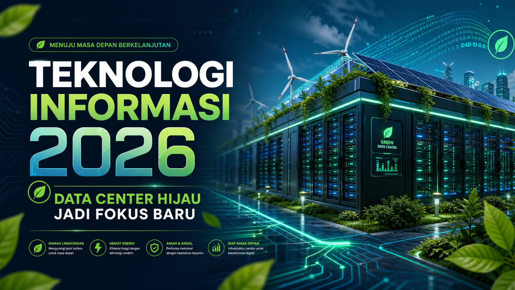 teknologi - Teknologi Informasi 2026: Data Center Hijau Jadi Fokus Baru