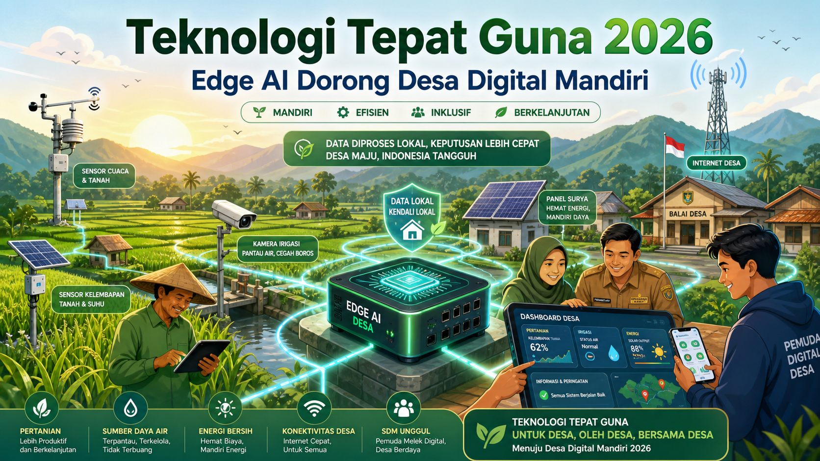 Teknologi Tepat Guna 2026: Edge AI Dorong Desa Digital Mandiri - teknologi