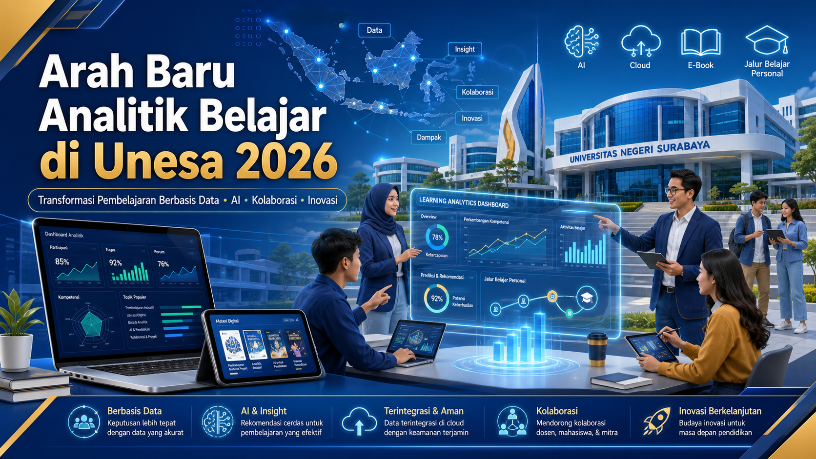 Arah Baru Analitik Belajar di Unesa 2026 - unesa