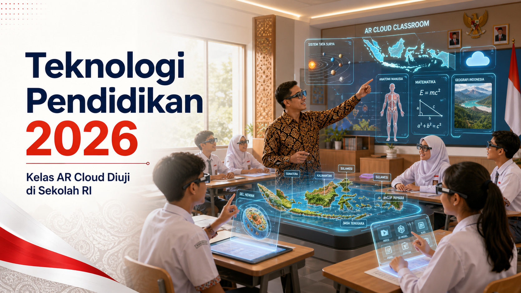 edtech - Teknologi Pendidikan 2026: Kelas AR Cloud Diuji di Sekolah RI