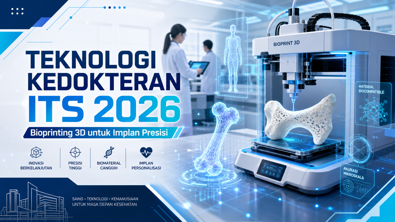 its - Teknologi Kedokteran ITS 2026: Bioprinting 3D untuk Implan Presisi