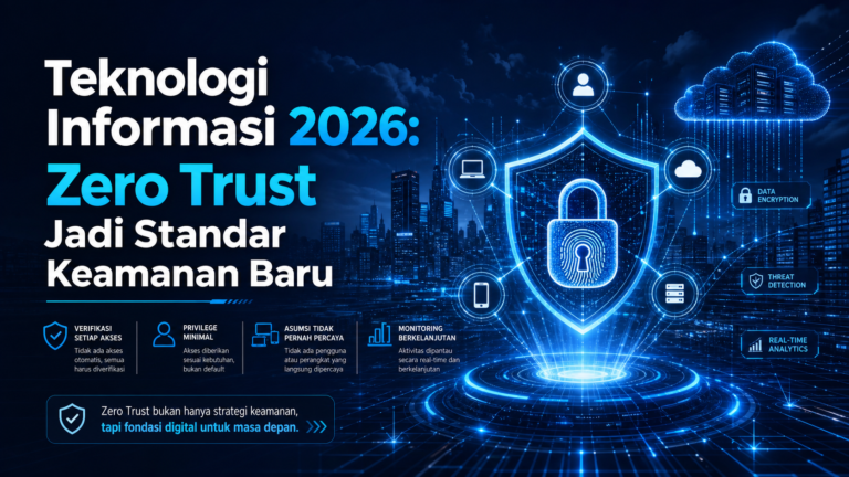 keamanan - Teknologi Informasi 2026: Zero Trust Jadi Standar Keamanan Baru