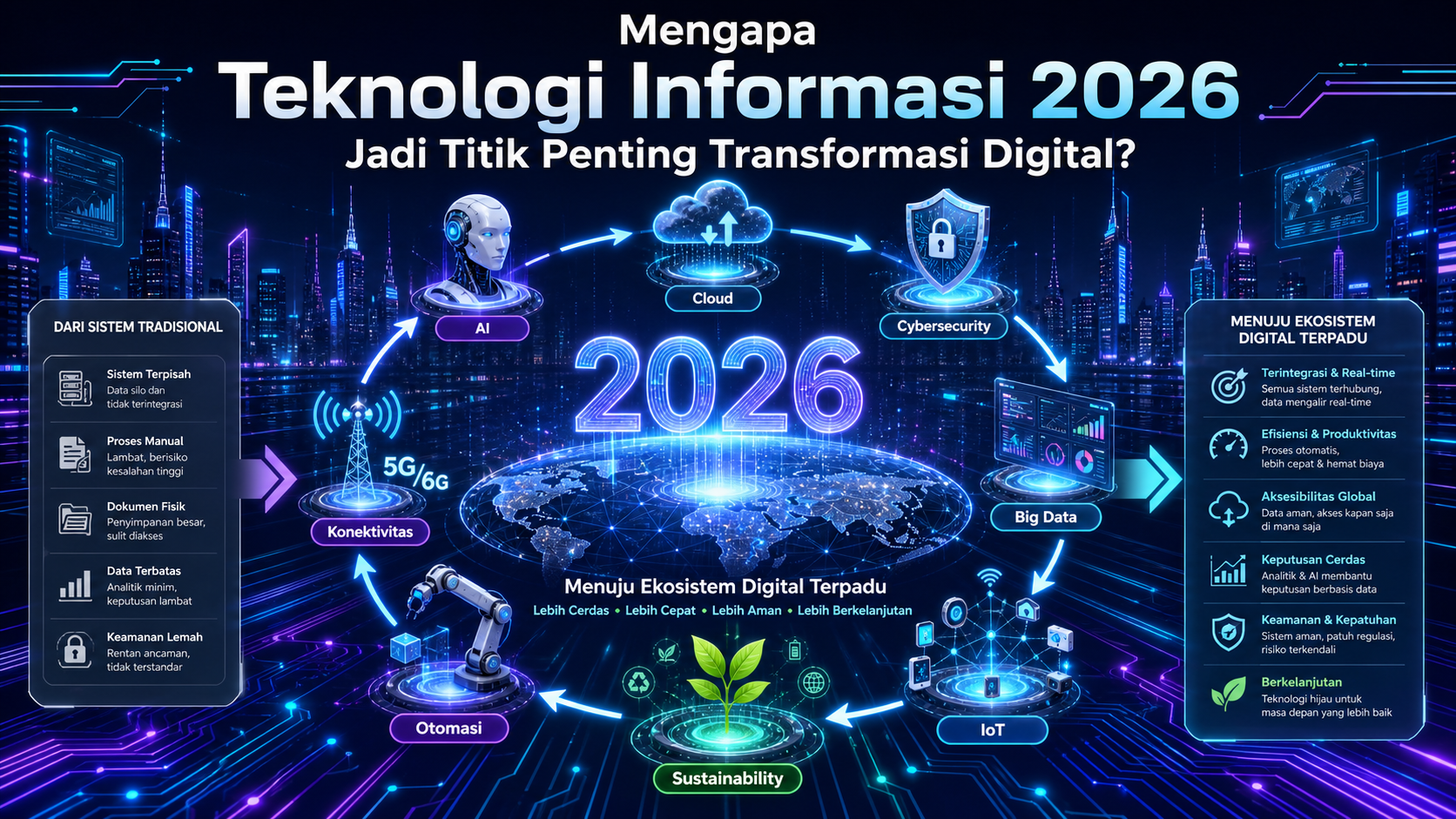 Mengapa Teknologi Informasi 2026 Jadi Titik Penting Transformasi Digital? - teknologi