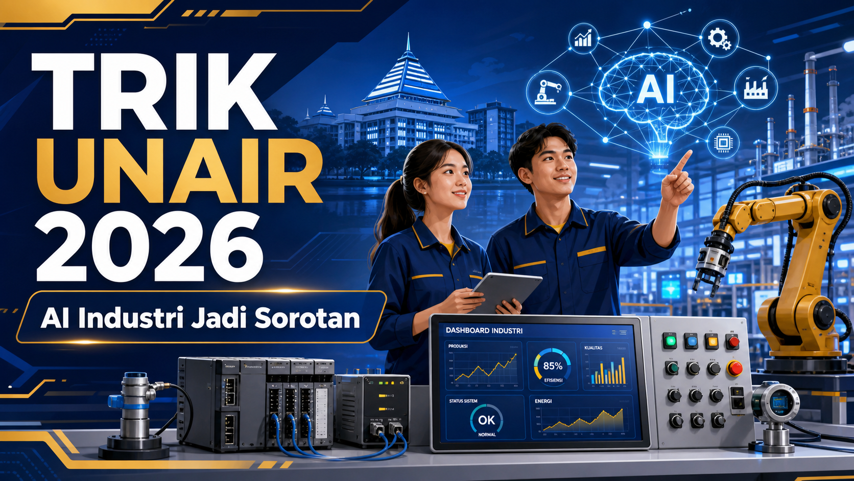 Mengapa Teknologi Rekayasa Instrumentasi Kontrol Unair 2026: AI Industri Jadi Sorotan? - unair