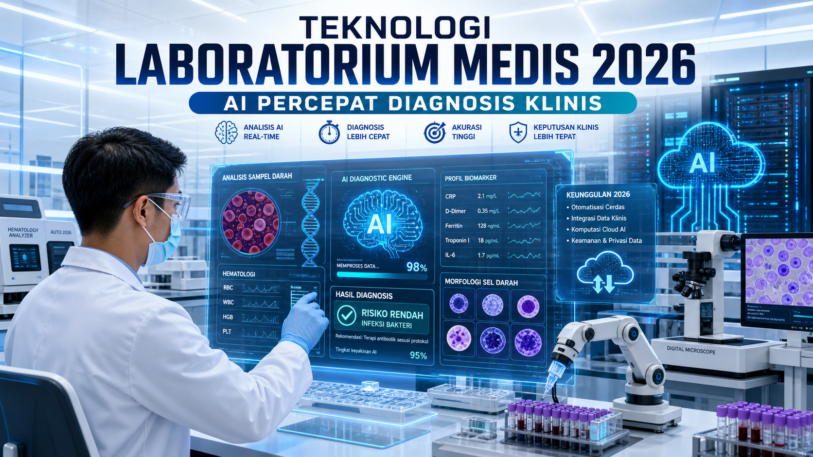 Teknologi Laboratorium Medis 2026: AI Percepat Diagnosis Klinis - laboratorium