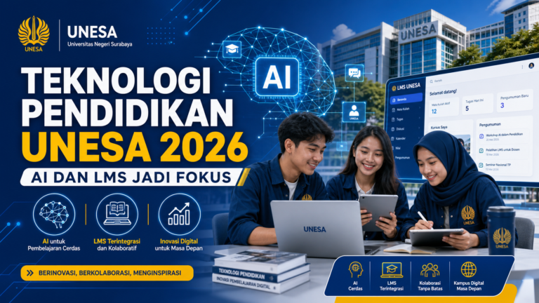 unesa - Teknologi Pendidikan Unesa 2026: AI dan LMS Jadi Fokus