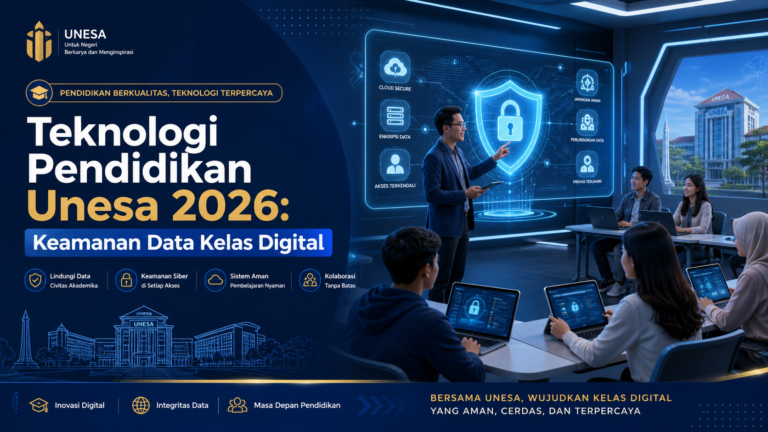 unesa - Teknologi Pendidikan Unesa 2026: Keamanan Data Kelas Digital