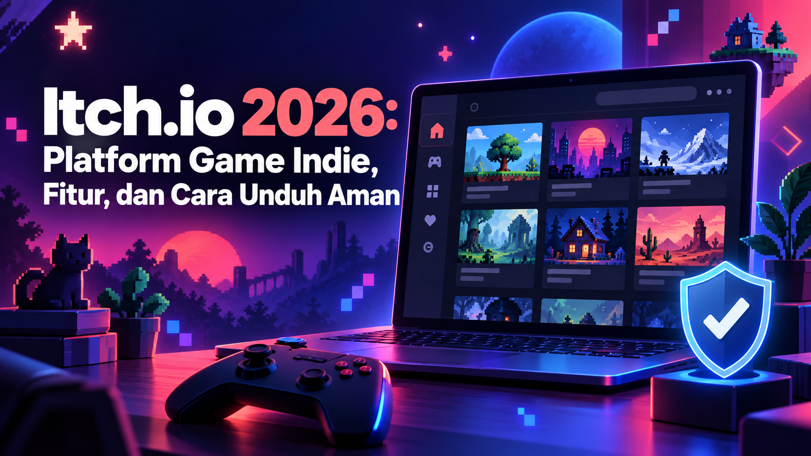 itchio - Itch.io 2026: Platform Game Indie, Fitur, dan Cara Unduh Aman