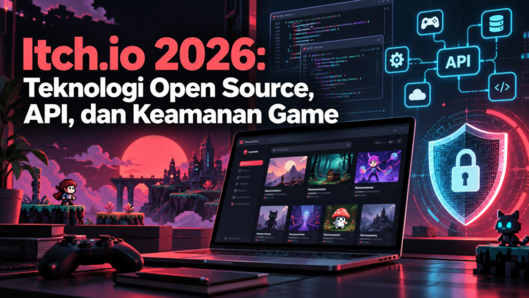 itchio - Itch.io 2026: Teknologi Open Source, API, dan Keamanan Game