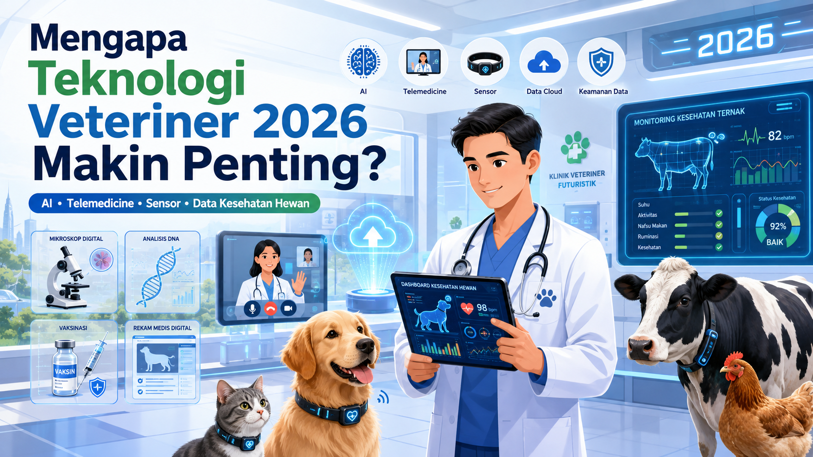 Mengapa Teknologi Veteriner 2026 Makin Penting? - veteriner