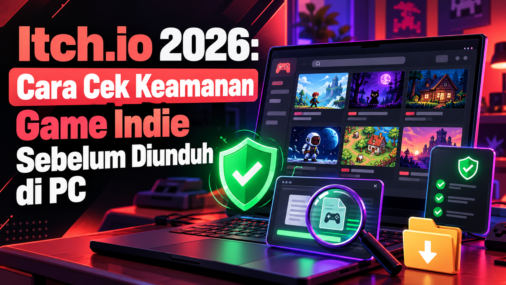 itchio - Itch.io 2026: Cara Cek Keamanan Game Indie Sebelum Diunduh di PC