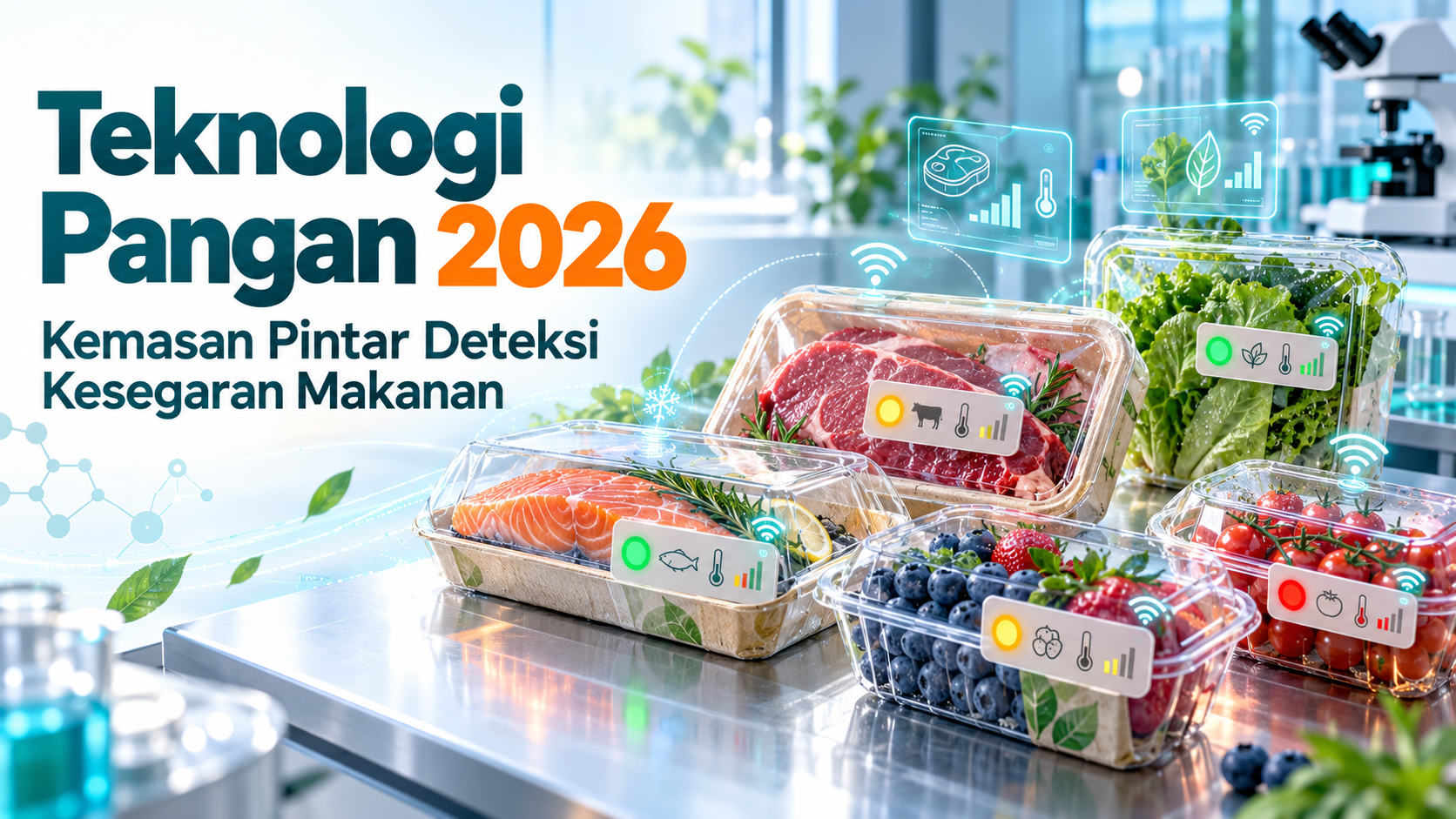 pangan - Teknologi Pangan 2026: Kemasan Pintar Deteksi Kesegaran Makanan